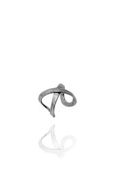 CROSSED CUFF I 925 SILVER