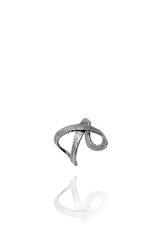 CROSSED CUFF I 925 SILVER