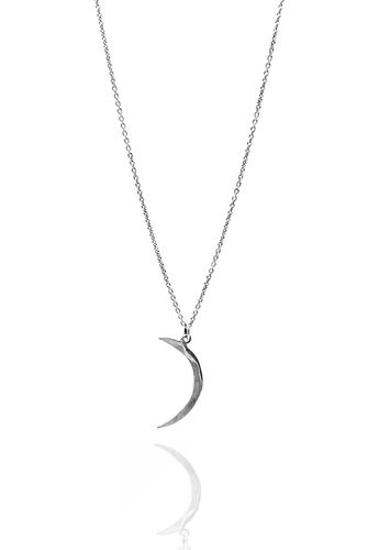 LUNA PÅ TUNN KEDJA I 925 SILVER
