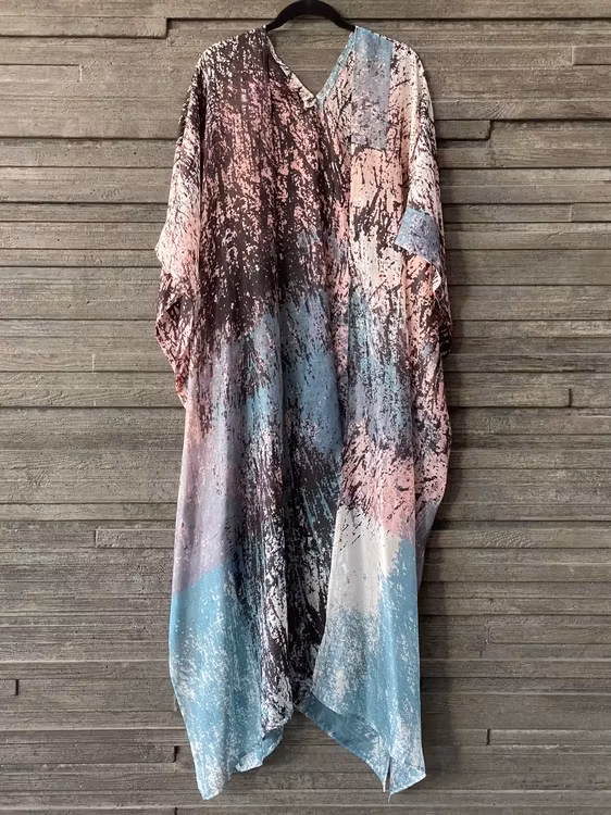 LÅNG SIDENKIMONO #3