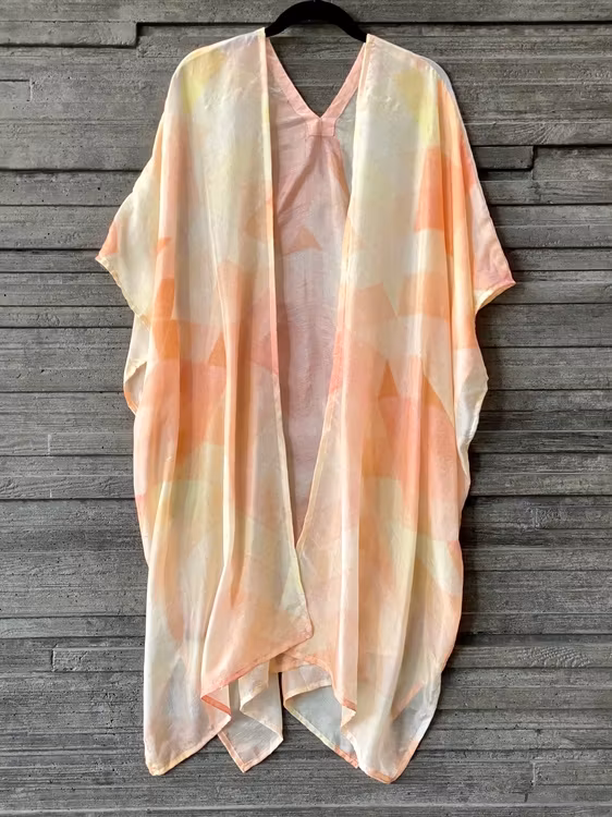 LÅNG SIDENKIMONO #5