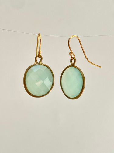 STONE PENDANT ÖRHÄNGEN MED AKVAKELSEY