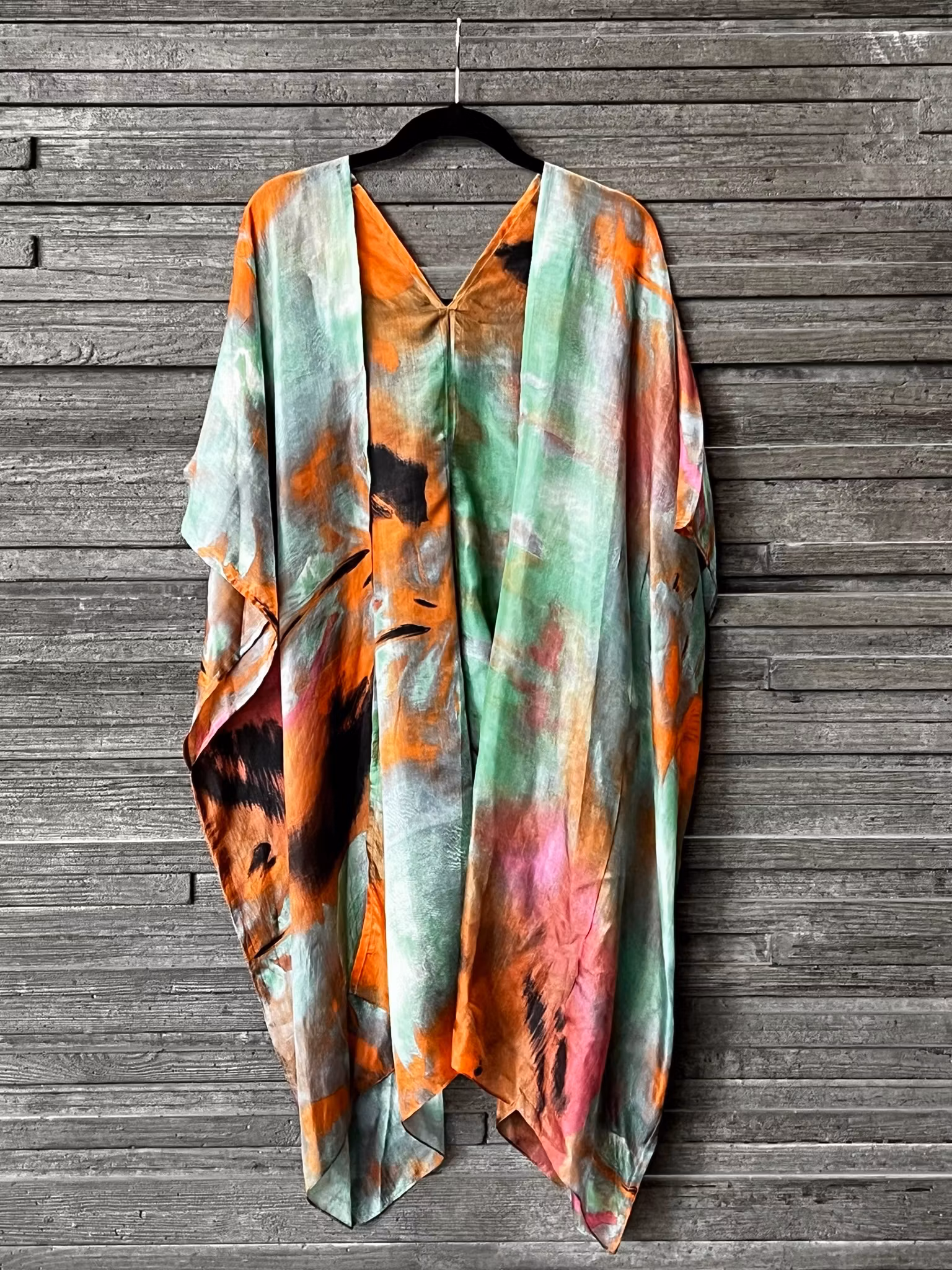 KORT SIDENKIMONO #13
