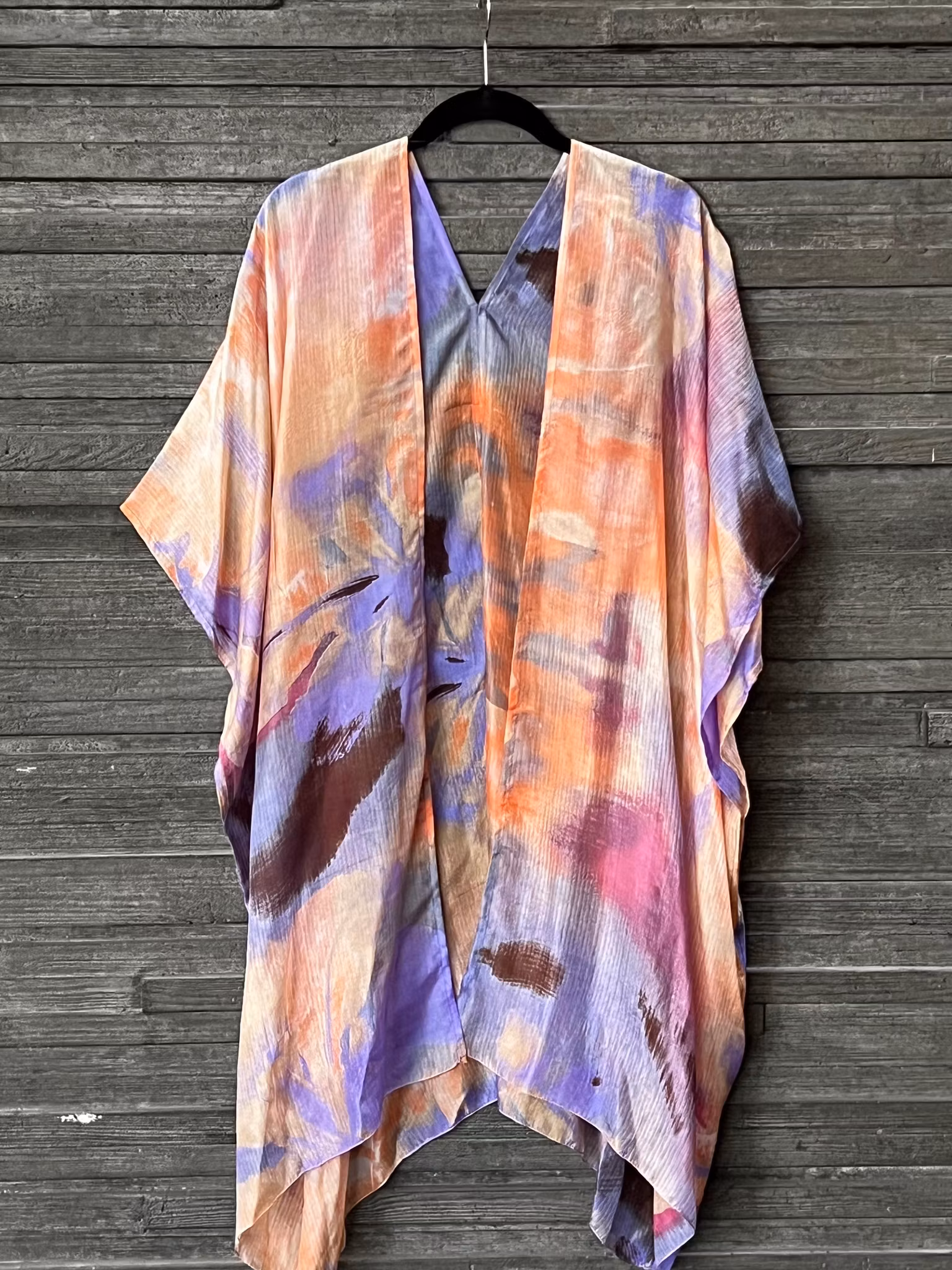 KORT SIDENKIMONO #22