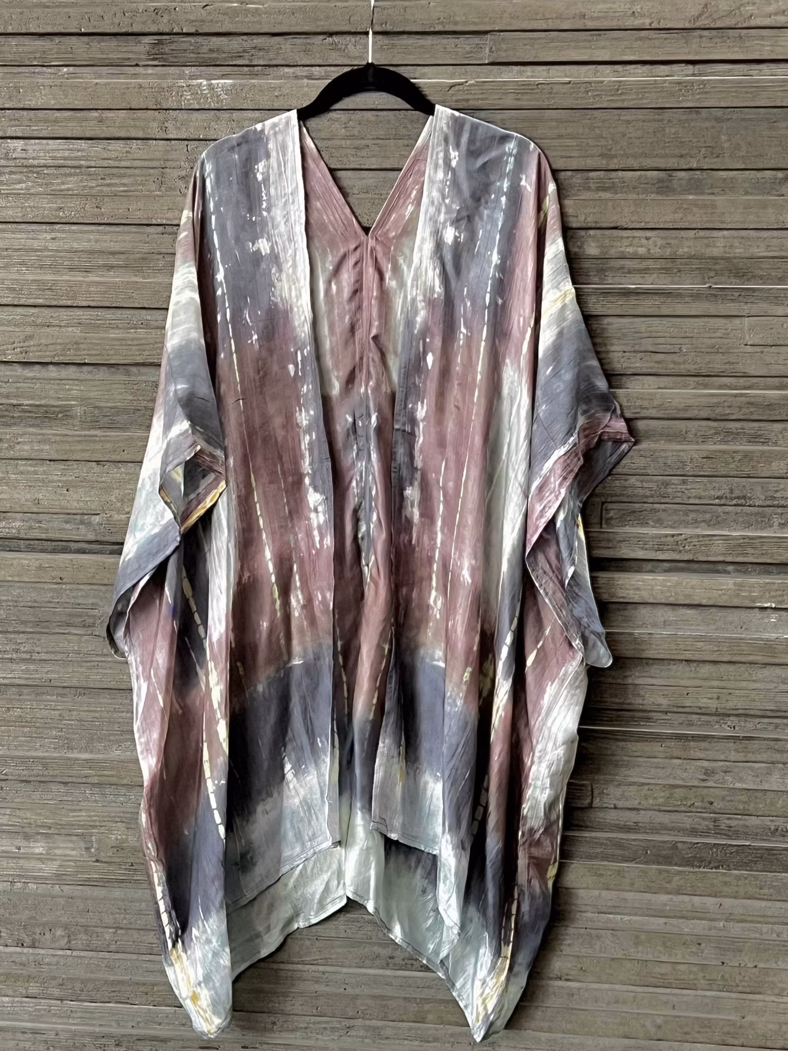 KORT SIDENKIMONO #25