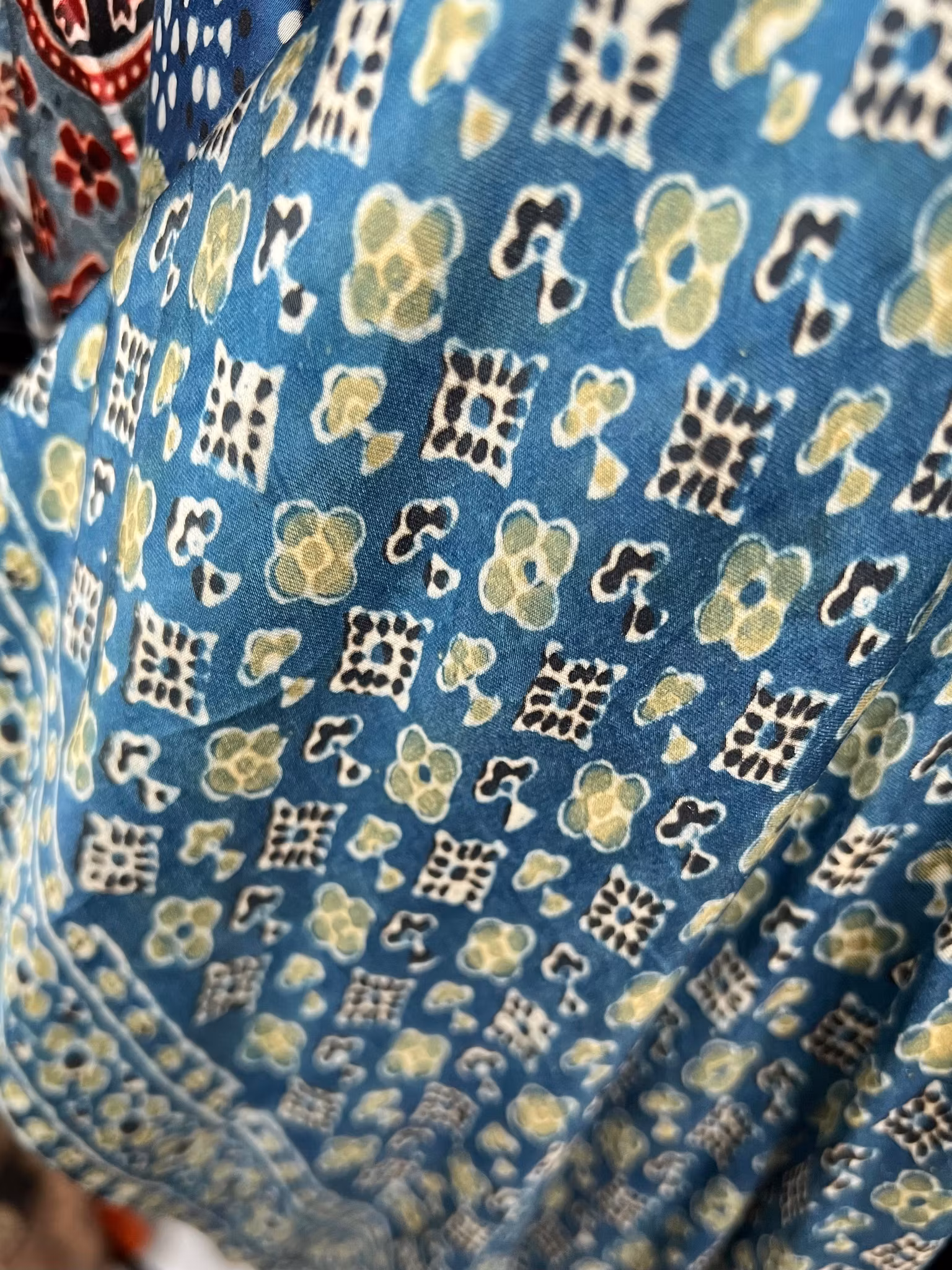 HANDTRYCKT KIMONO #1