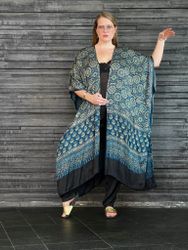 HANDTRYCKT KIMONO #4