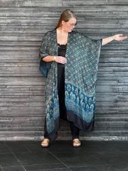 HANDTRYCKT KIMONO #5