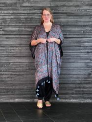 HANDTRYCKT KIMONO #8