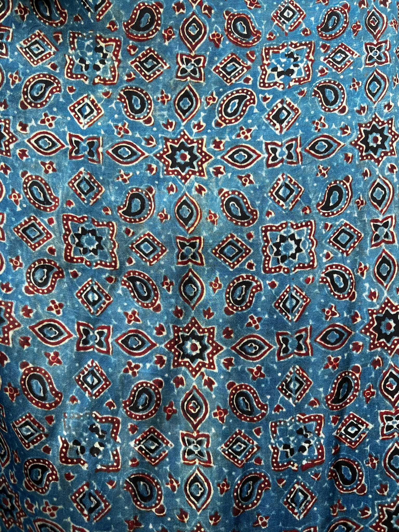 HANDTRYCKT KIMONO #9