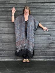 HANDTRYCKT KIMONO #10
