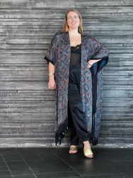 HANDTRYCKT KIMONO #11