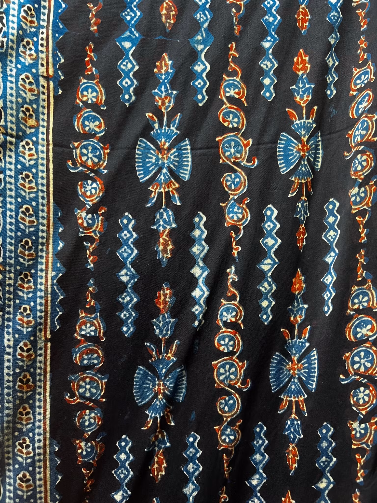 HANDTRYCKT KIMONO #12