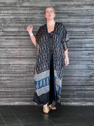 HANDTRYCKT KIMONO #12