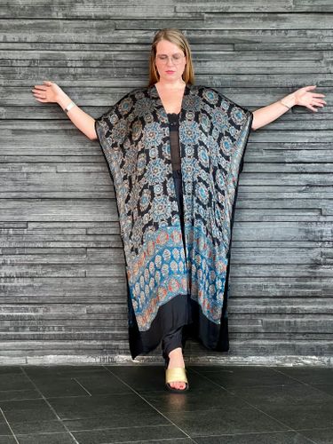 HANDTRYCKT KIMONO #13