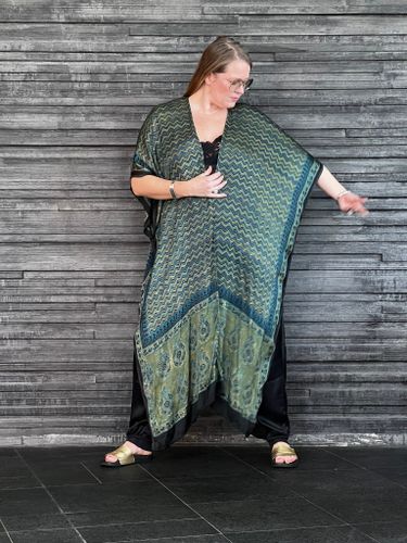 HANDTRYCKT KIMONO #15