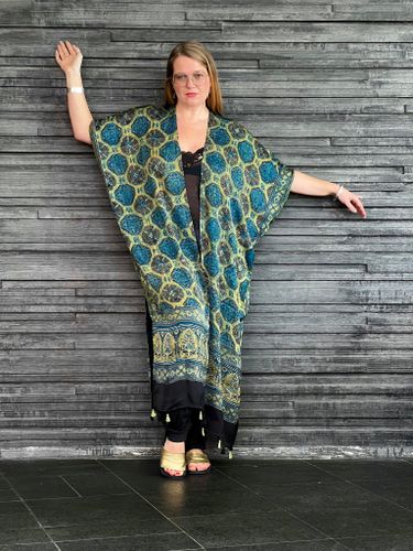 HANDTRYCKT KIMONO #16