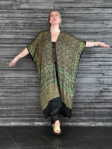 HANDTRYCKT KIMONO #18
