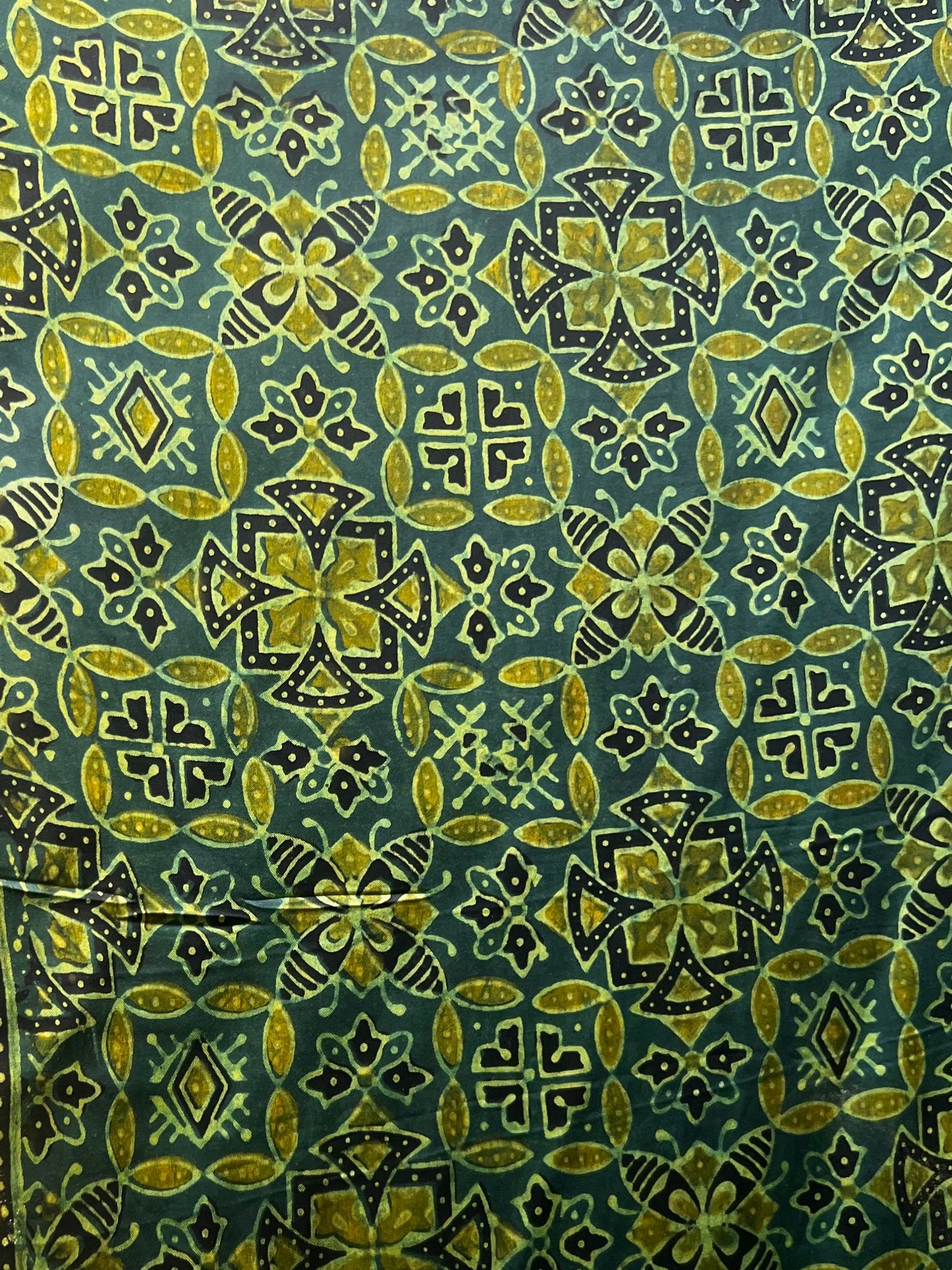 HANDTRYCKT KIMONO #19