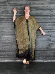 HANDTRYCKT KIMONO #21