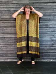 HANDTRYCKT KIMONO #22