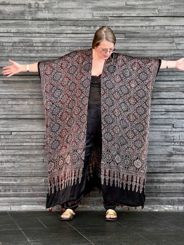 HANDTRYCKT KIMONO #27