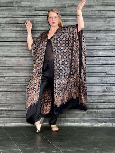 HANDTRYCKT KIMONO #28