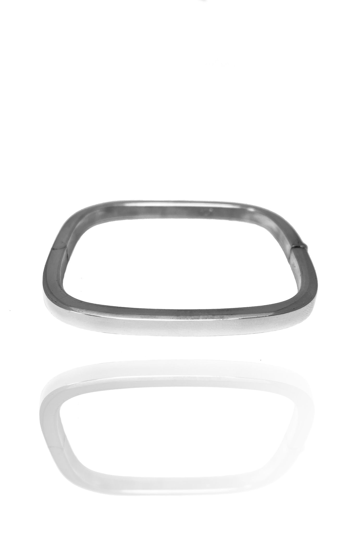 ÖPPNINGSBART FYRKANTIGT ARMBAND I 925 SILVER ARMBAND FÖR SMALA HANDLEDER