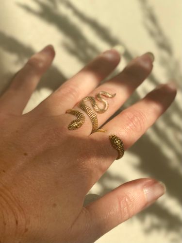 MAMBA ORM RING I MÄSSING