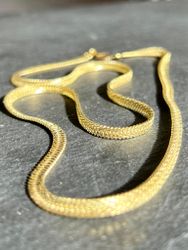 RÄVSVANS HALSBAND MÄSSING