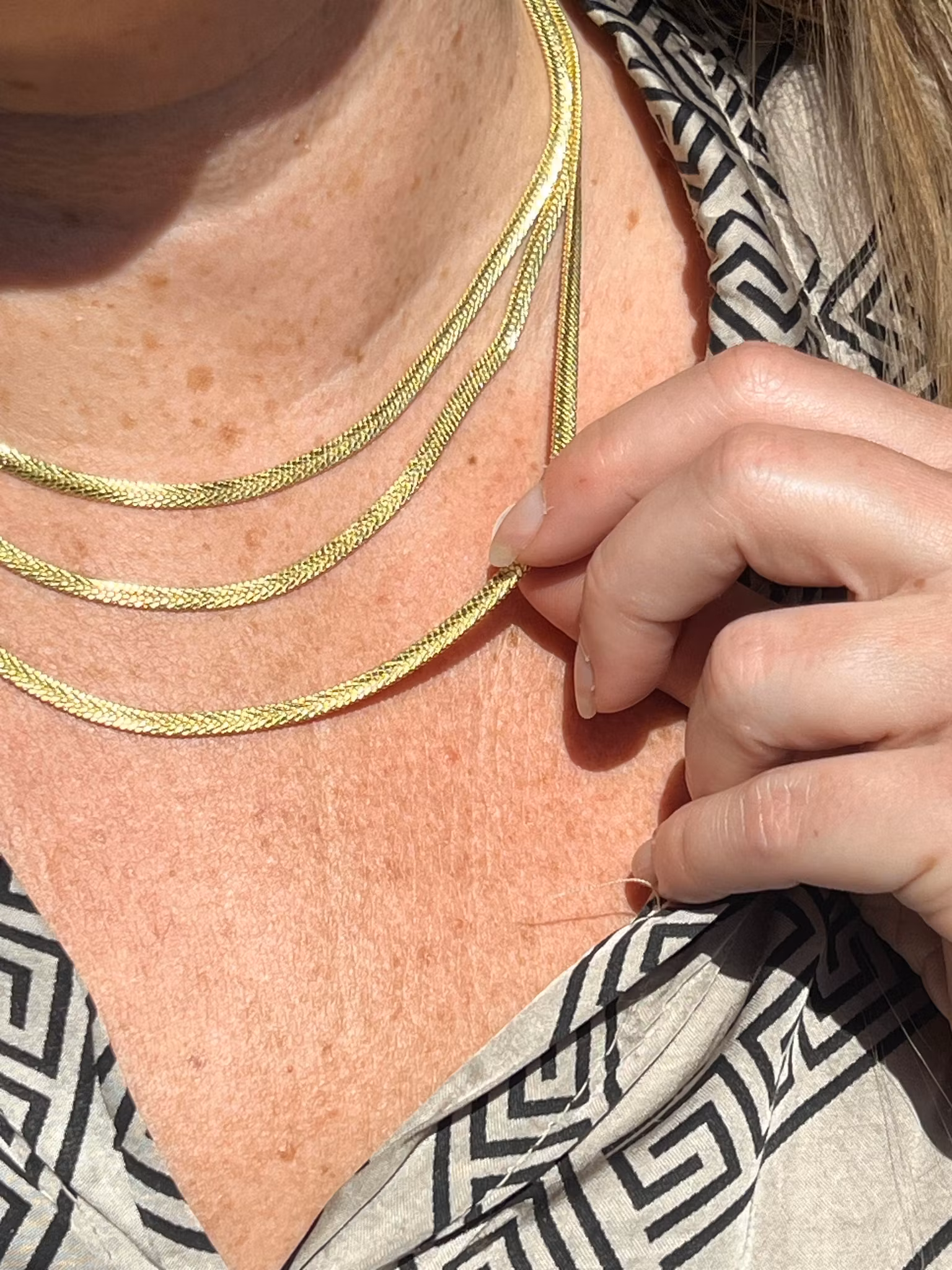 RÄVSVANS HALSBAND MÄSSING