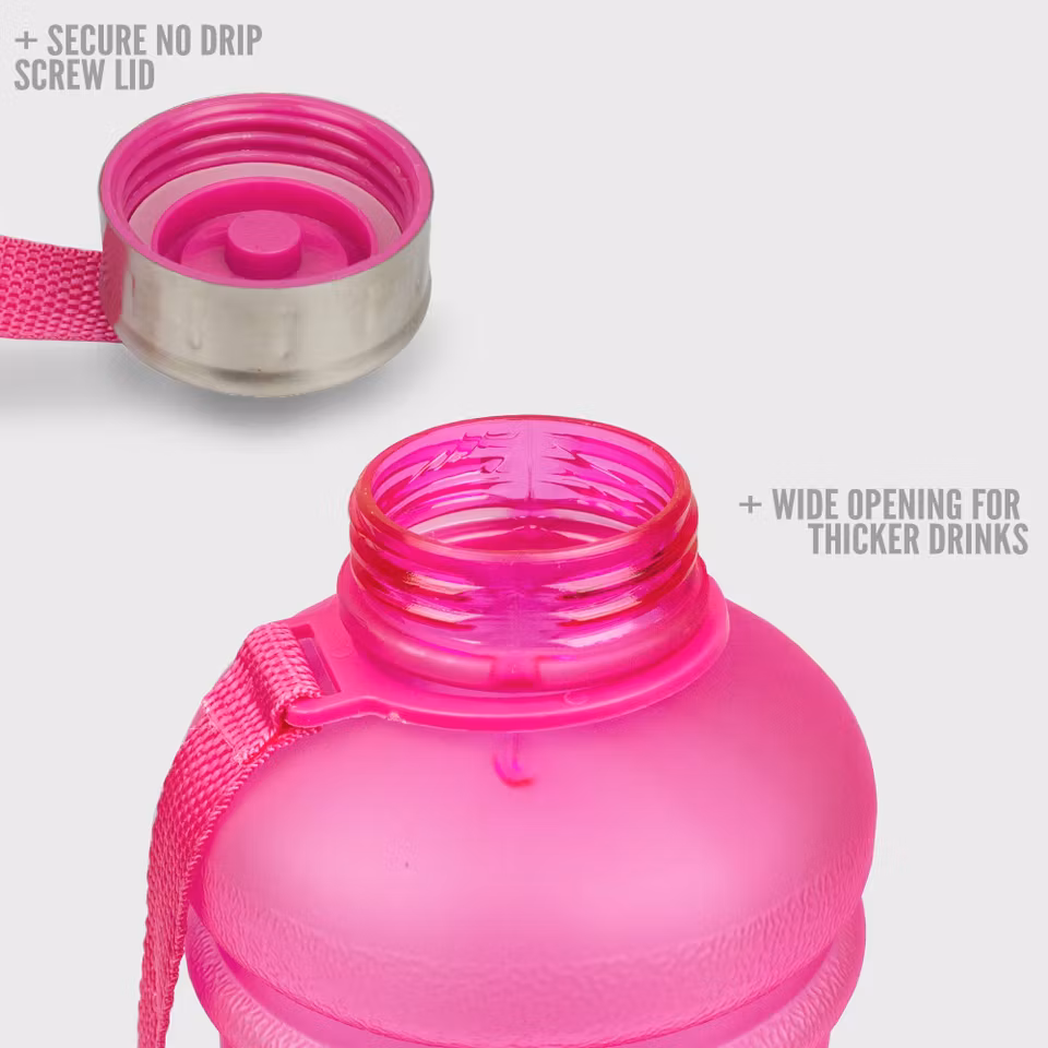 1L Drinks Hydration Water Bottle Pink
