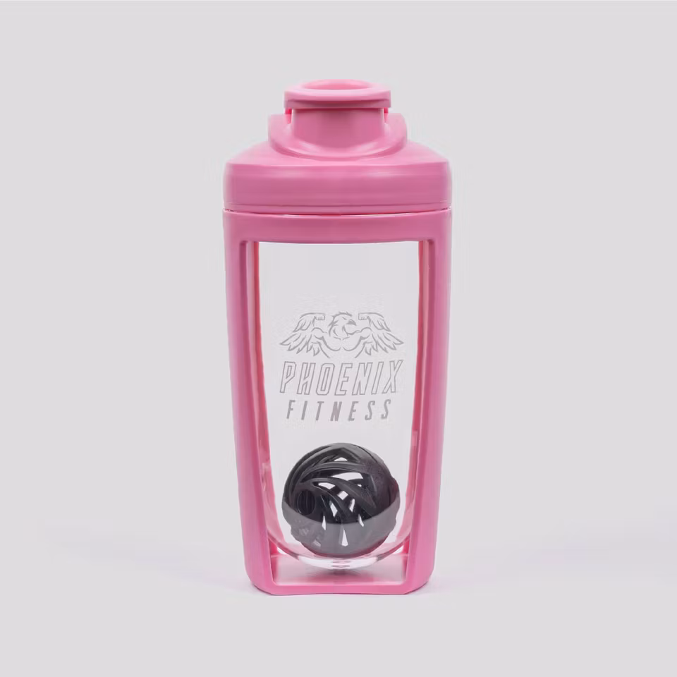 Phoenix Fitness - Protein Shaker Pink