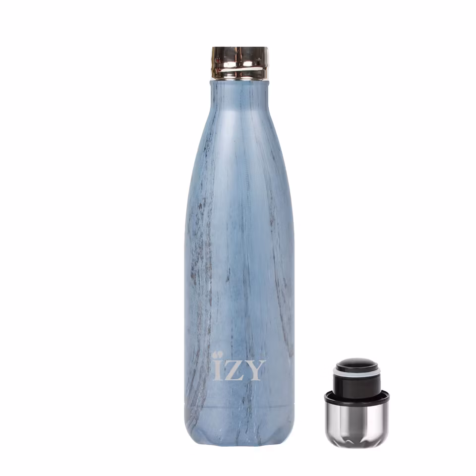 IZY Insulated Bottle - Marbel Blue  - 500ML