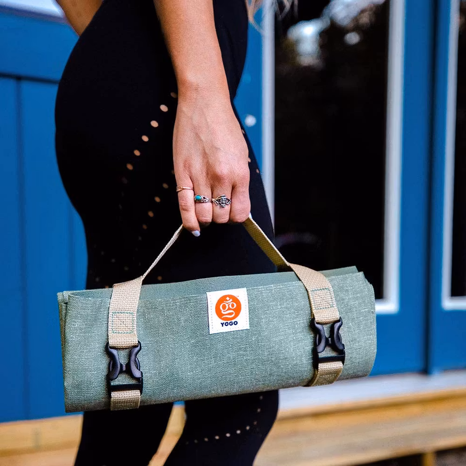 YOGO - Folding Yoga Mat. - Grey