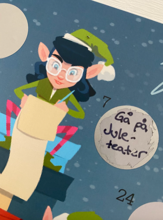 Skrape-DIY Julekalender - julefest