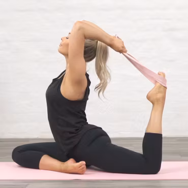 MYGA - 2 in 1 Yoga Belt & Slings - Dusty Pink