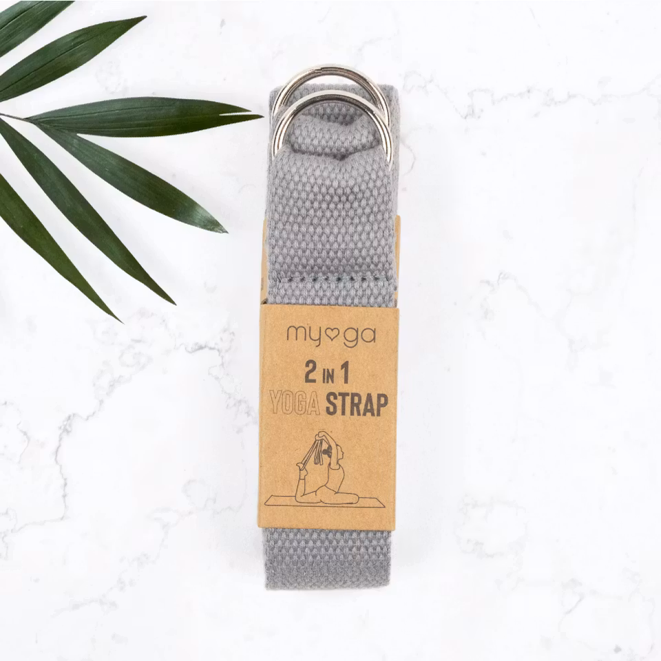 MYGA - 2 in 1 Yoga Belt & Slings - Grey