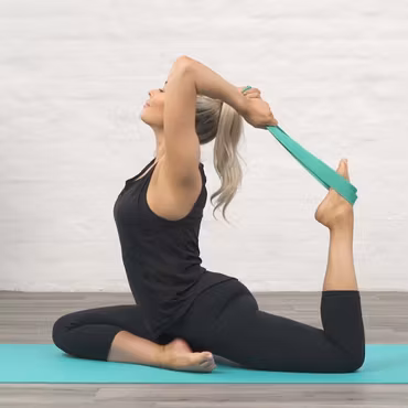 MYGA - 2 in 1 Yoga Belt & Slings - Turqiose