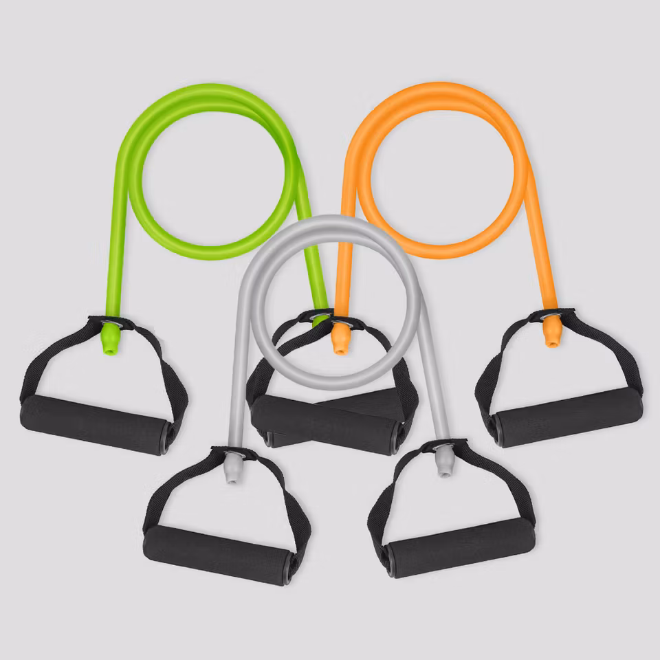3pk Resistance Tube - Lett, medium og Hard