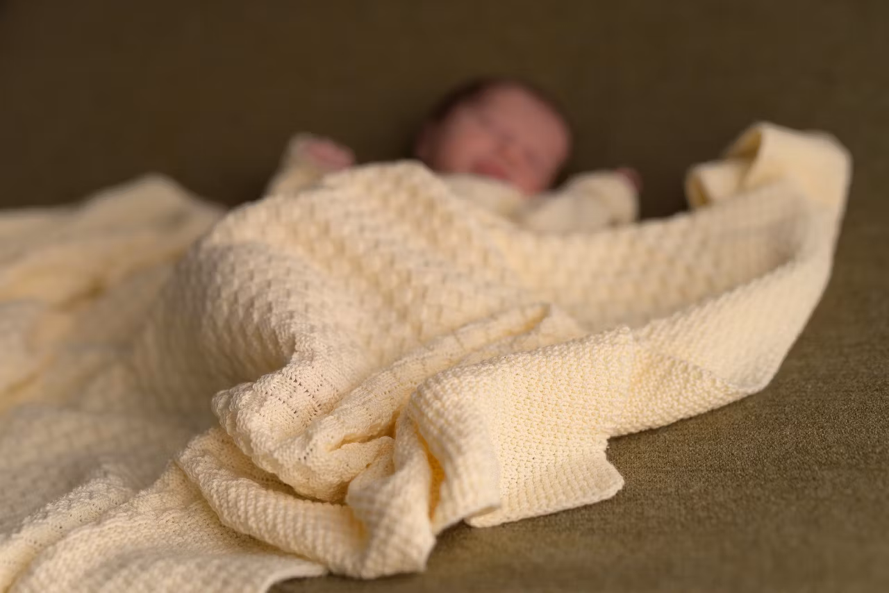 Micu Micu Baby Pledd - White