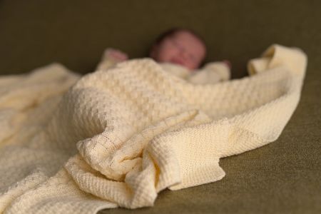 Micu Micu Baby Pledd - White