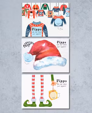 3pk Vipps Skrapekort