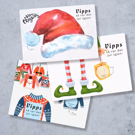 3pk Vipps Skrapekort