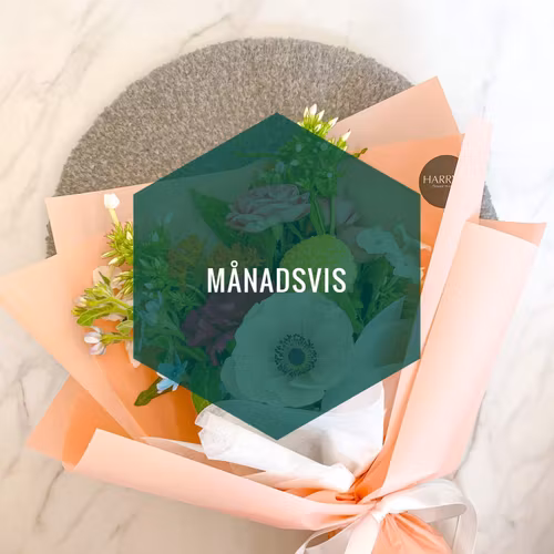 Blomsterprenumeration, månadsvis, mellan