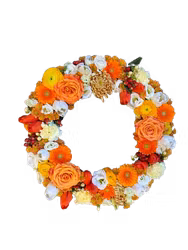 Colorful wreath