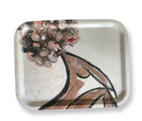 Bricka Elsa - Red Ballerina Café 36x28cm