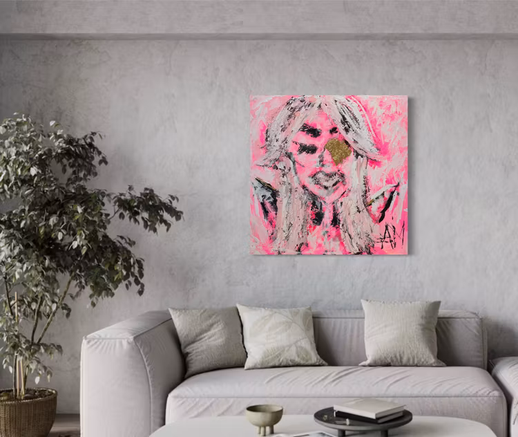 SÅLD! Golden eye 80x80