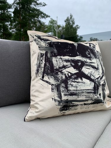 Kudde Sammet Tiger 50x50