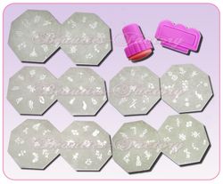 Nagelstämpel set